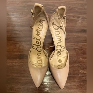Sam Edelman nude leather Harlow heel 8.5